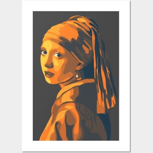 Girl With A Pearl Earring Posters and Art